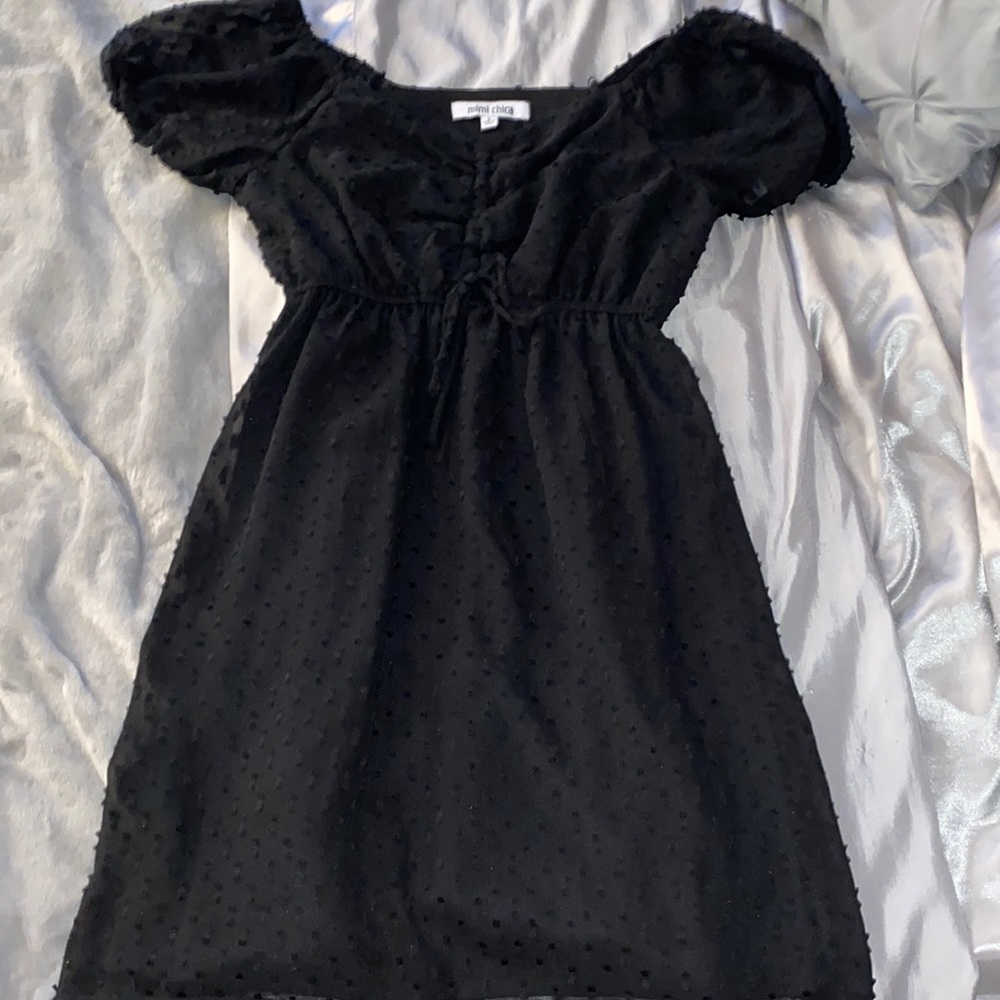 black dress